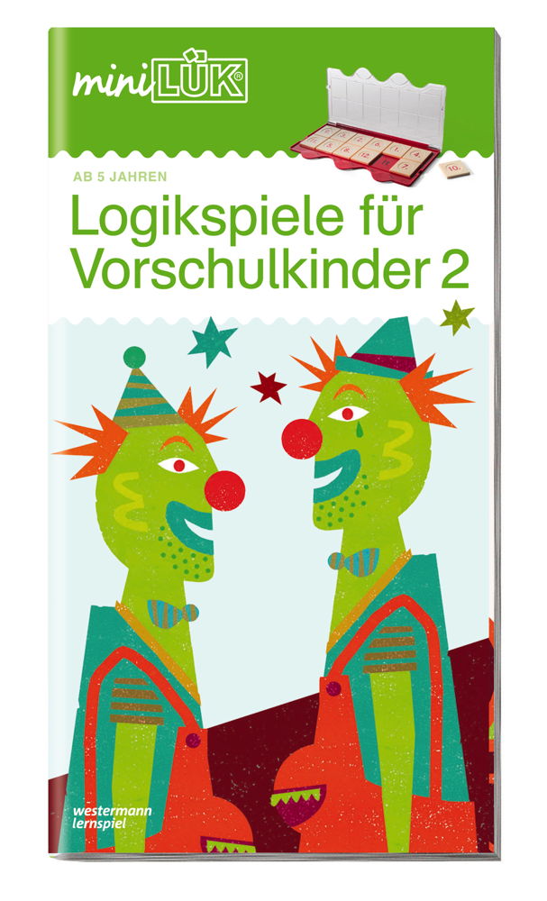 LÜK miniLÜK Buch Logikspiele für Vorschulkinder 2 ab 5 Jahren 0447