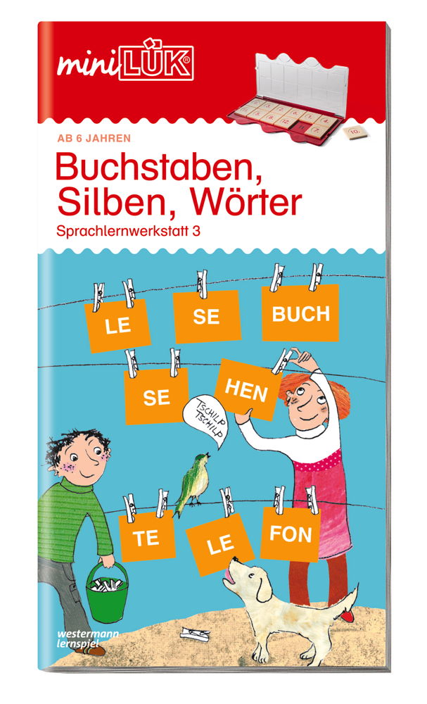 LÜK miniLÜK Buch Buchstaben, Silben, Wörter ab 6 Jahren 4165