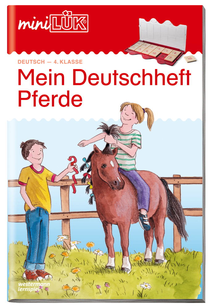LÜK miniLÜK Buch mein Deutschheft Pferde 4. Klasse ab 9 Jahren 4179
