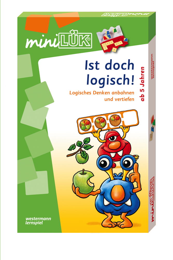 LÜK miniLÜK Set Bücher und Kontrollgerät Ist doch logisch! ab 5 Jahren 4540