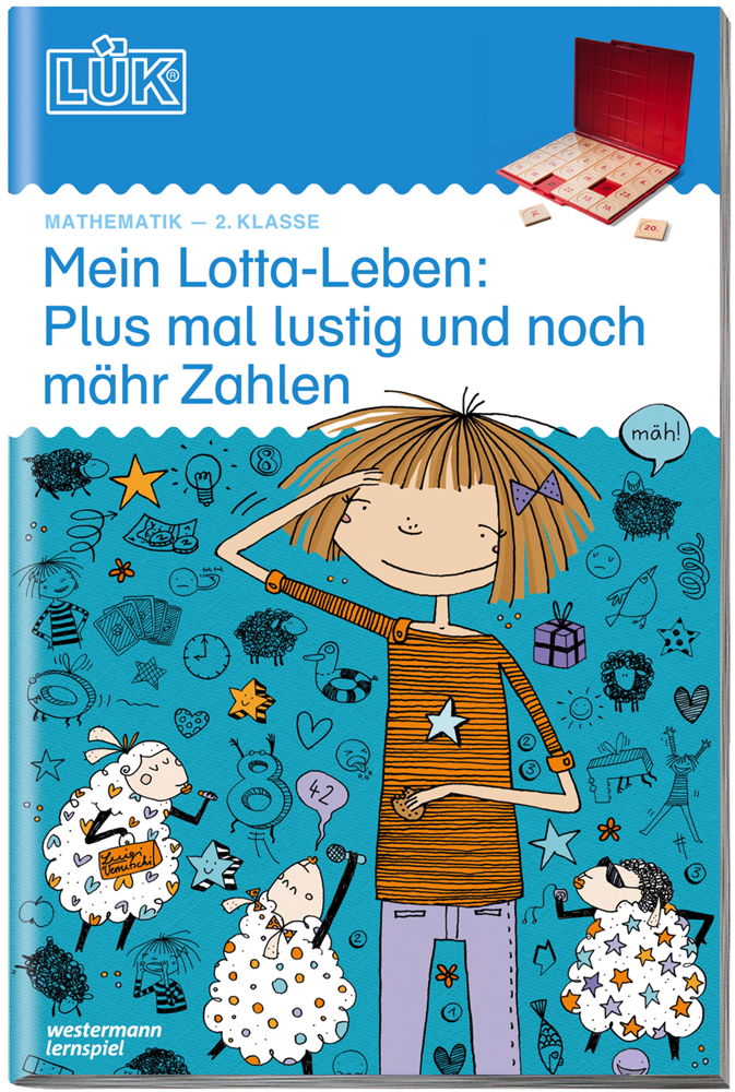 LÜK Buch Mein Lotta-Leben Mathe Plus mal lustig und noch mähr Zahlen ab 7 Jahren 4667