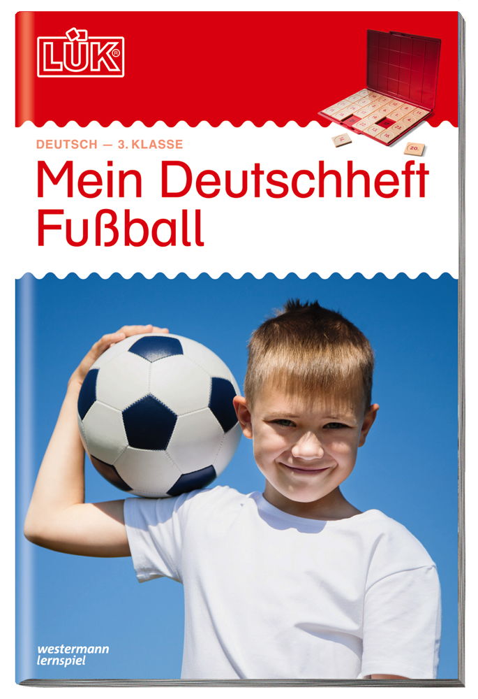 LÜK Buch Mein Deutschheft Fußball 3. Klasse ab 8 Jahren