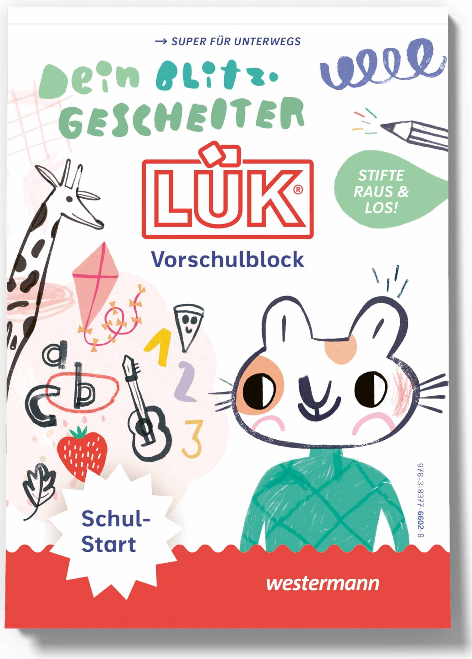 LÜK Vorschulblock Buch Dein blitzgescheiter LÜK Vorschulblock SCHULSTART ab 5 Jahren 6602