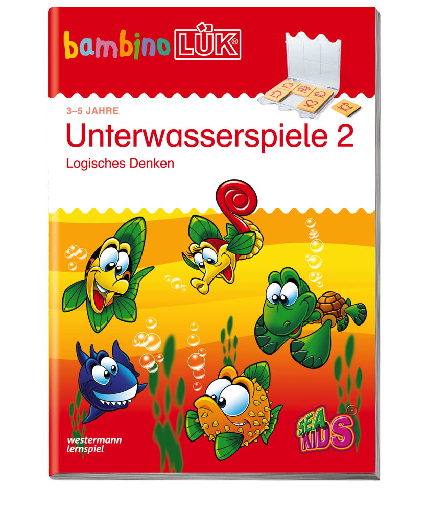 LÜK bambinoLÜK Buch Unterwasserspiele 2 ab 3 Jahren 7513