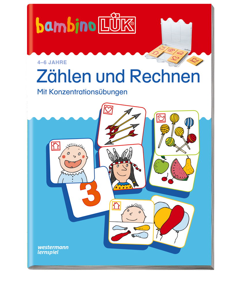LÜK bambinoLÜK Buch Zählen und Rechnen ab 4 Jahren 7863