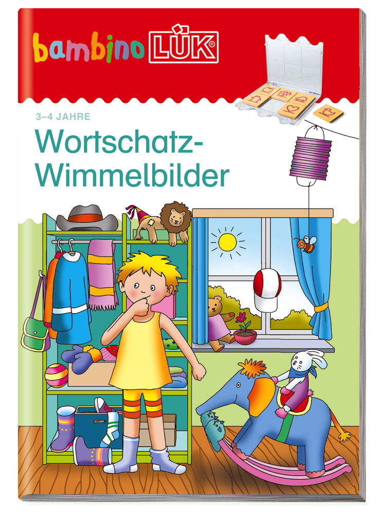 LÜK bambinoLÜK Buch Wortschatz-Wimmelbilder ab 3 Jahren 7979