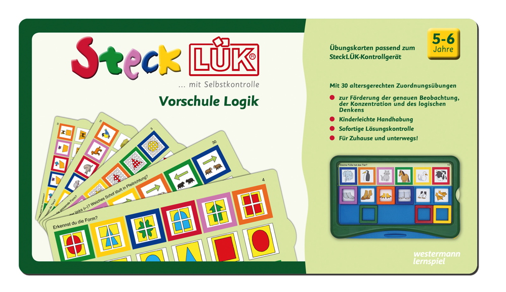 LÜK SteckLÜK Vorschule Logik 1 ab 5 Jahren 8215