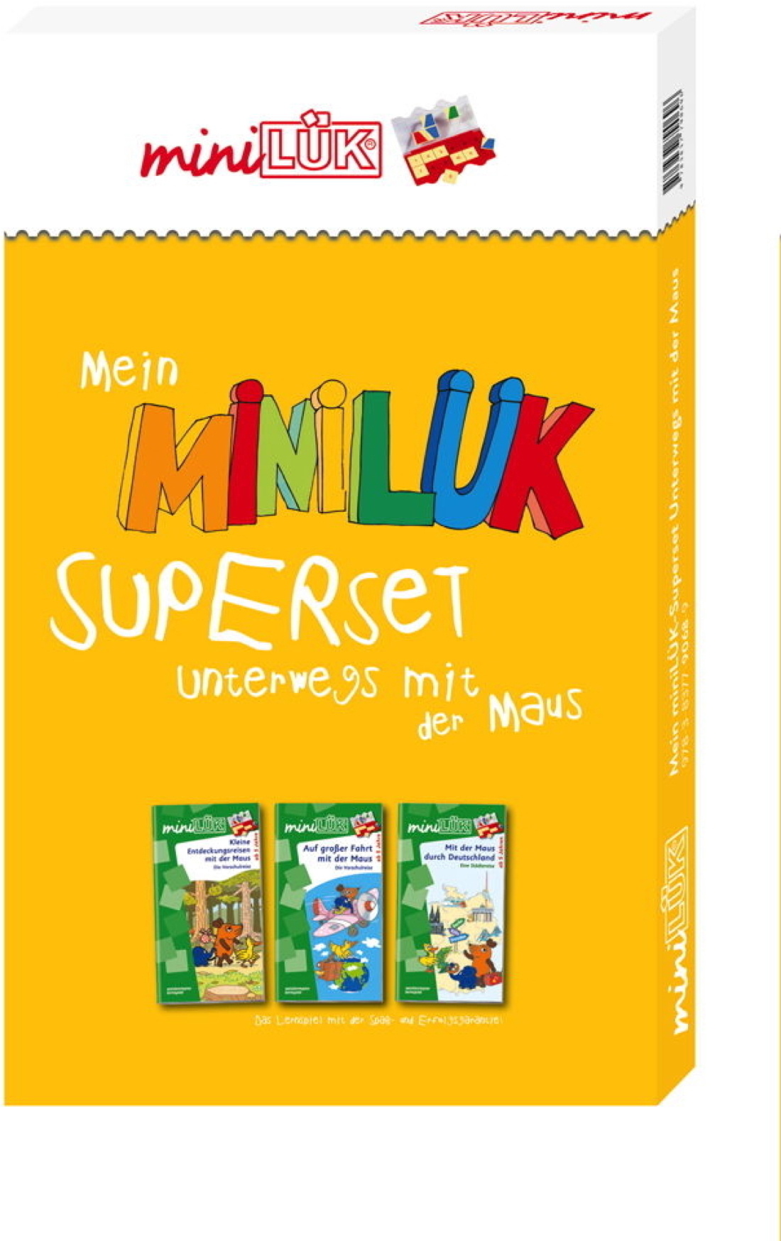 LÜK miniLÜK Set Buch und Kontrollgerät Unterwegs mit der Maus ab 5 Jahren 9068