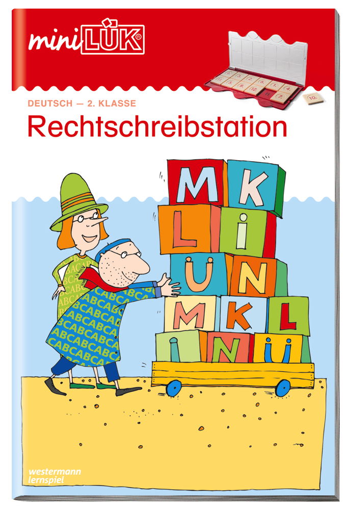 LÜK miniLÜK Buch Rechtschreibstation 2. Klasse ab 8 Jahren 185