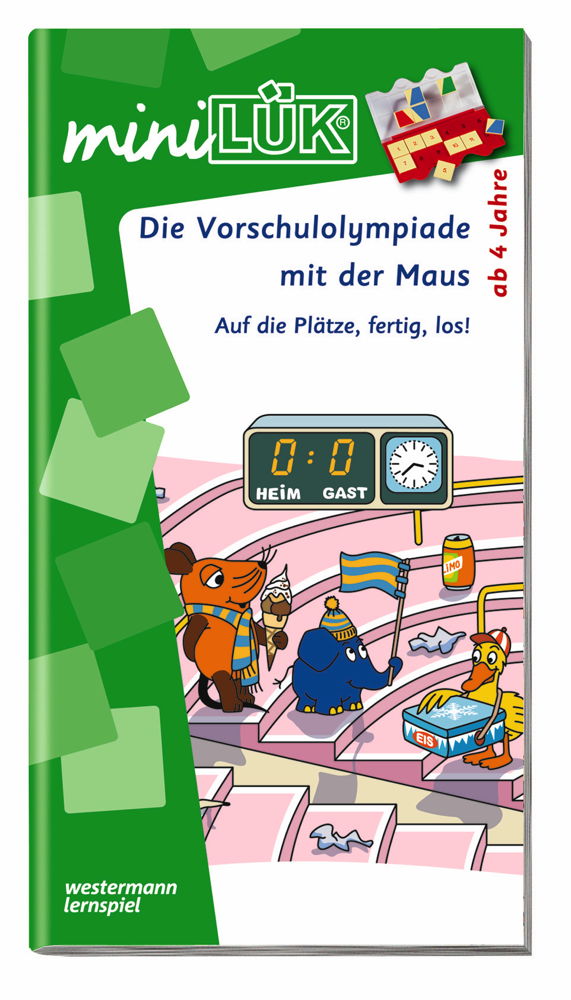 LÜK miniLÜK Buch Die Vorschulolympiade mit der Maus 2 ab 4 Jahren 347