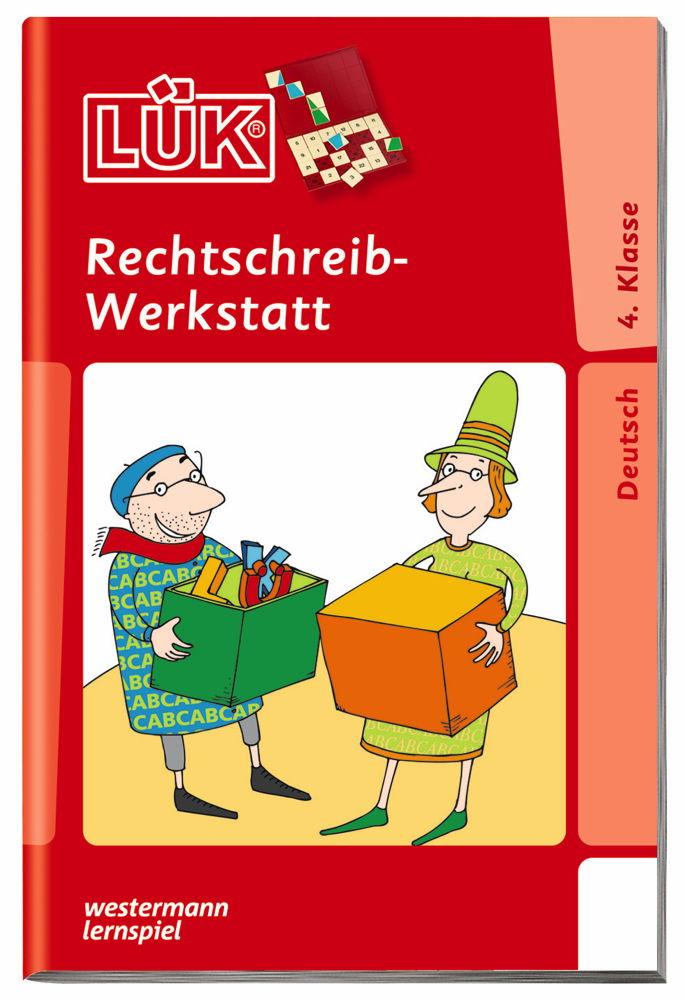 LÜK Buch Rechtschreibwerkstatt 4. Klasse ab 9 Jahren 853