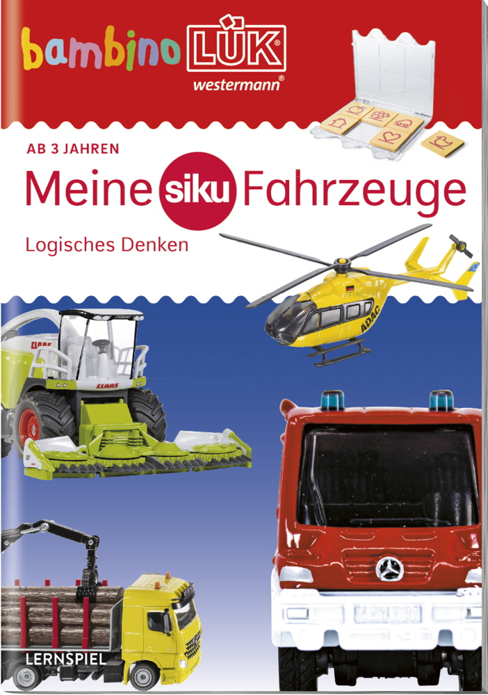 LÜK bambinoLÜK Buch Meine siku Fahrzeuge Logisches Denken ab 3 Jahren 247921