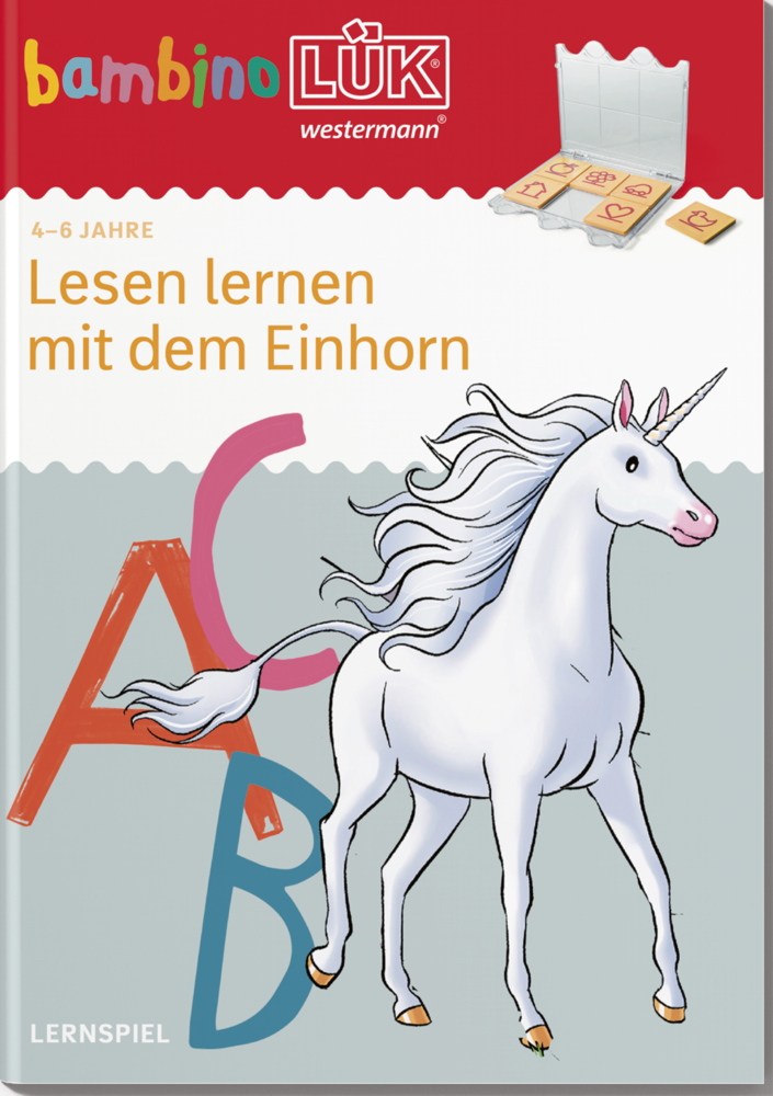 LÜK bambinoLÜK Buch Lesen lernen mit dem Einhorn ab 4 Jahren 247932
