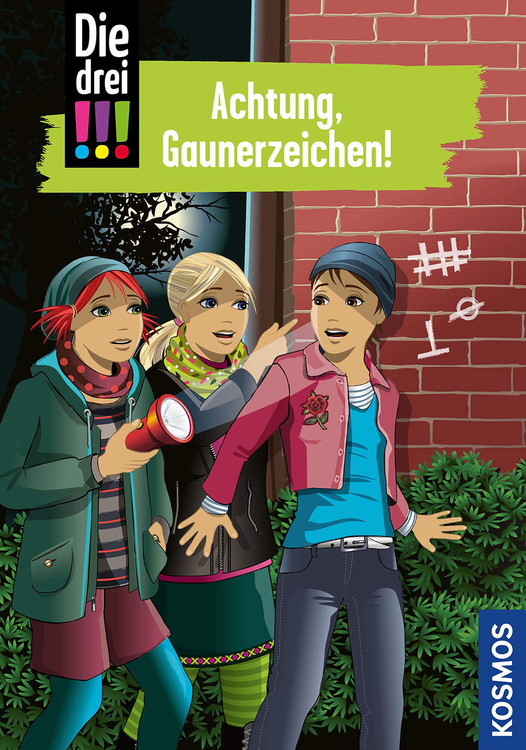 Kosmos Buch Die drei !!! Band 77 Achtung, Gaunerzeichen 17404