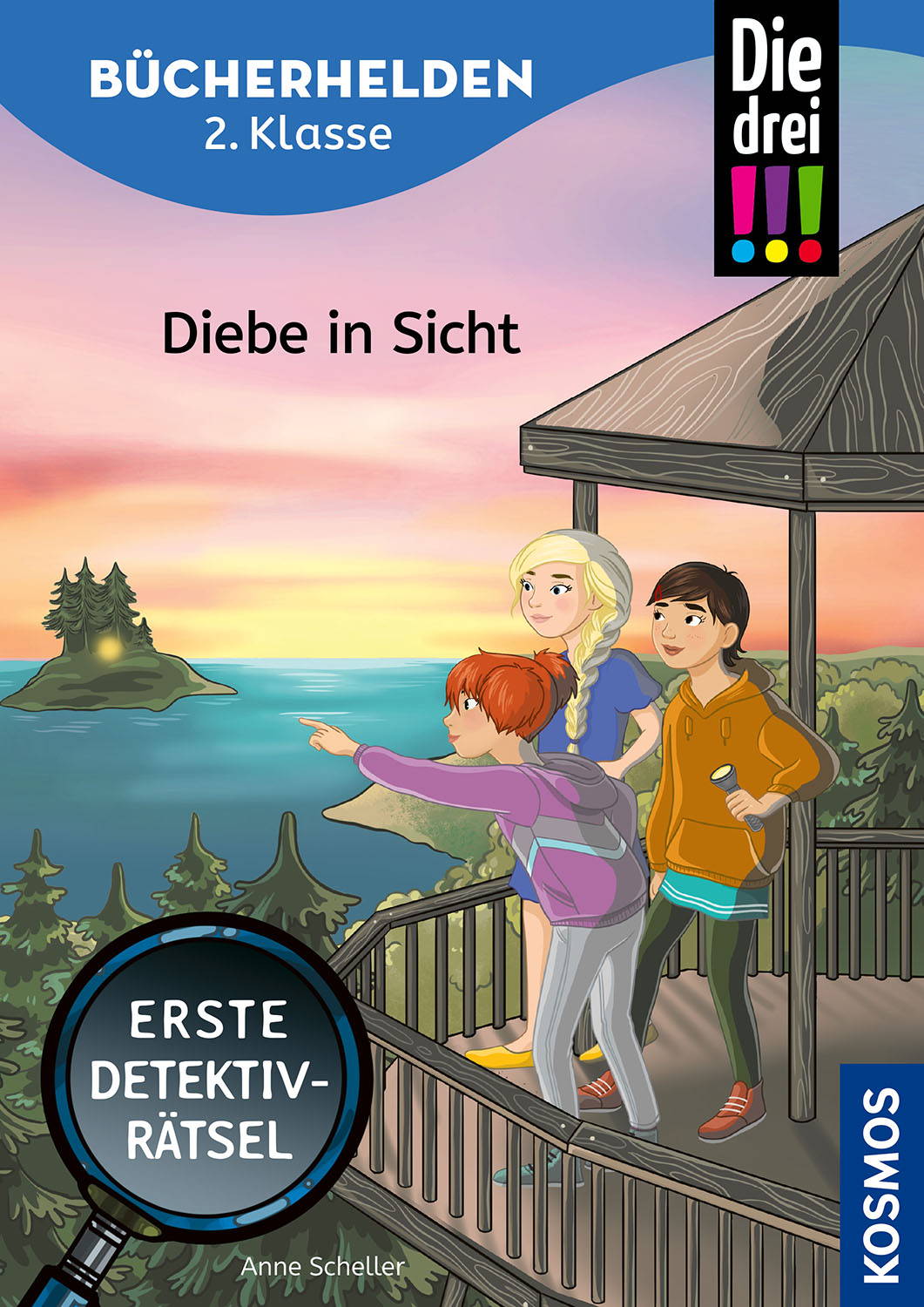 Kosmos Buch Die drei !!! Bücherhelden 2. Klasse Diebe in Sicht 17509