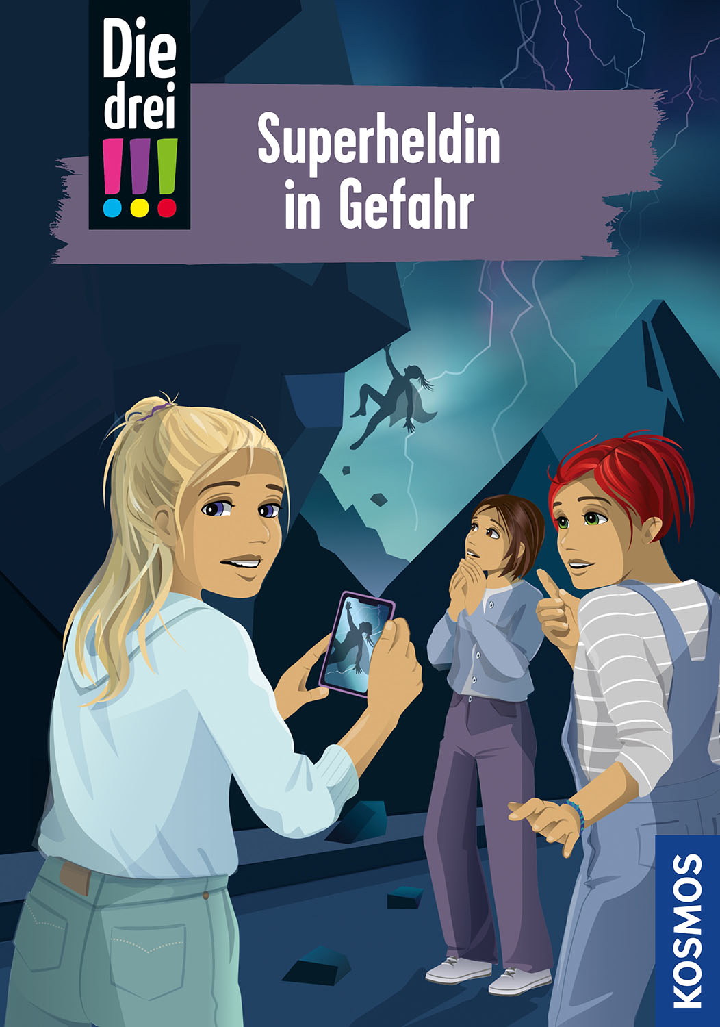 Kosmos Buch Die drei !!! Band 105 Superheldin in Gefahr 17705