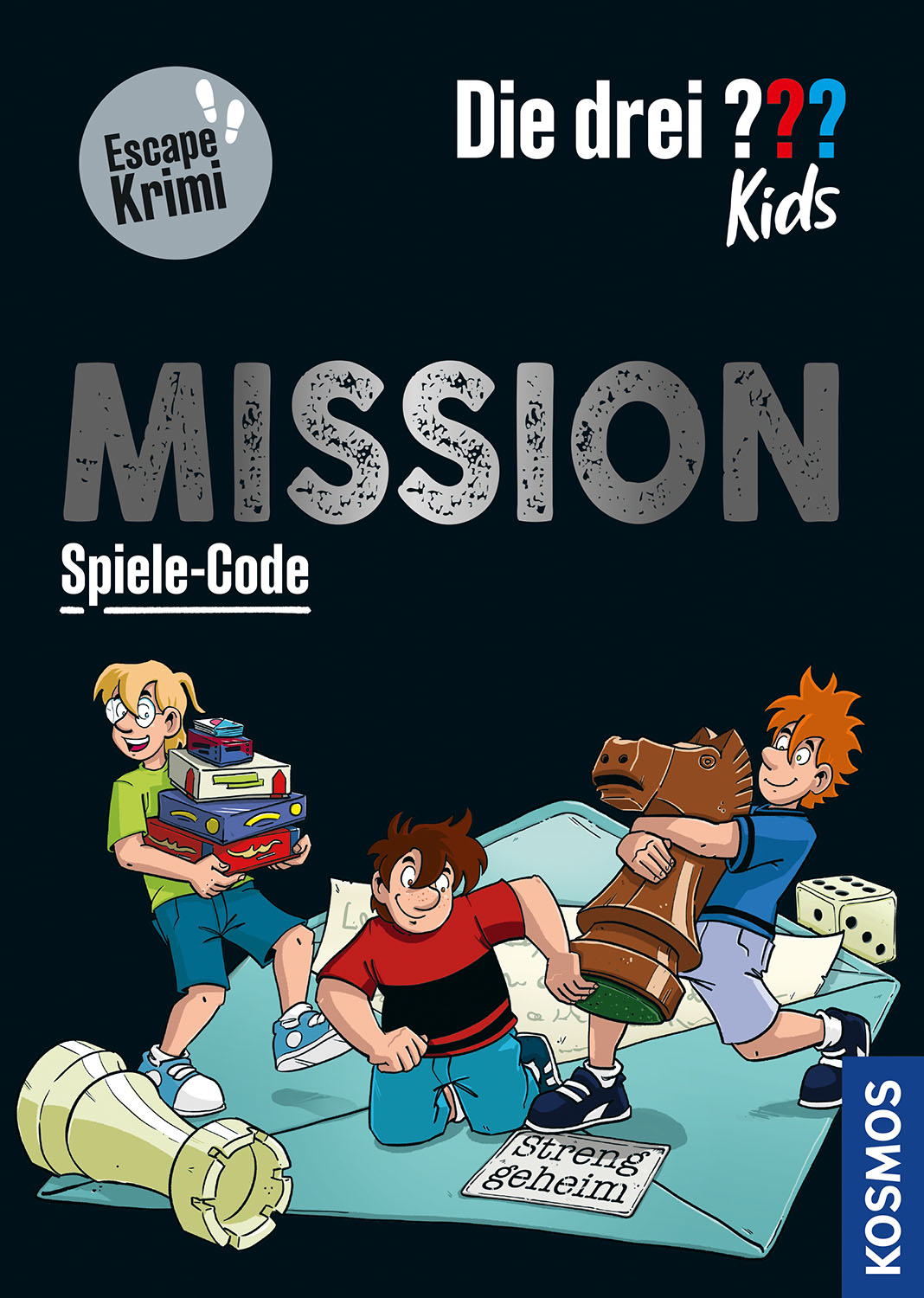 Kosmos Buch Die drei ??? Kids Mission Spiele-Code 17800