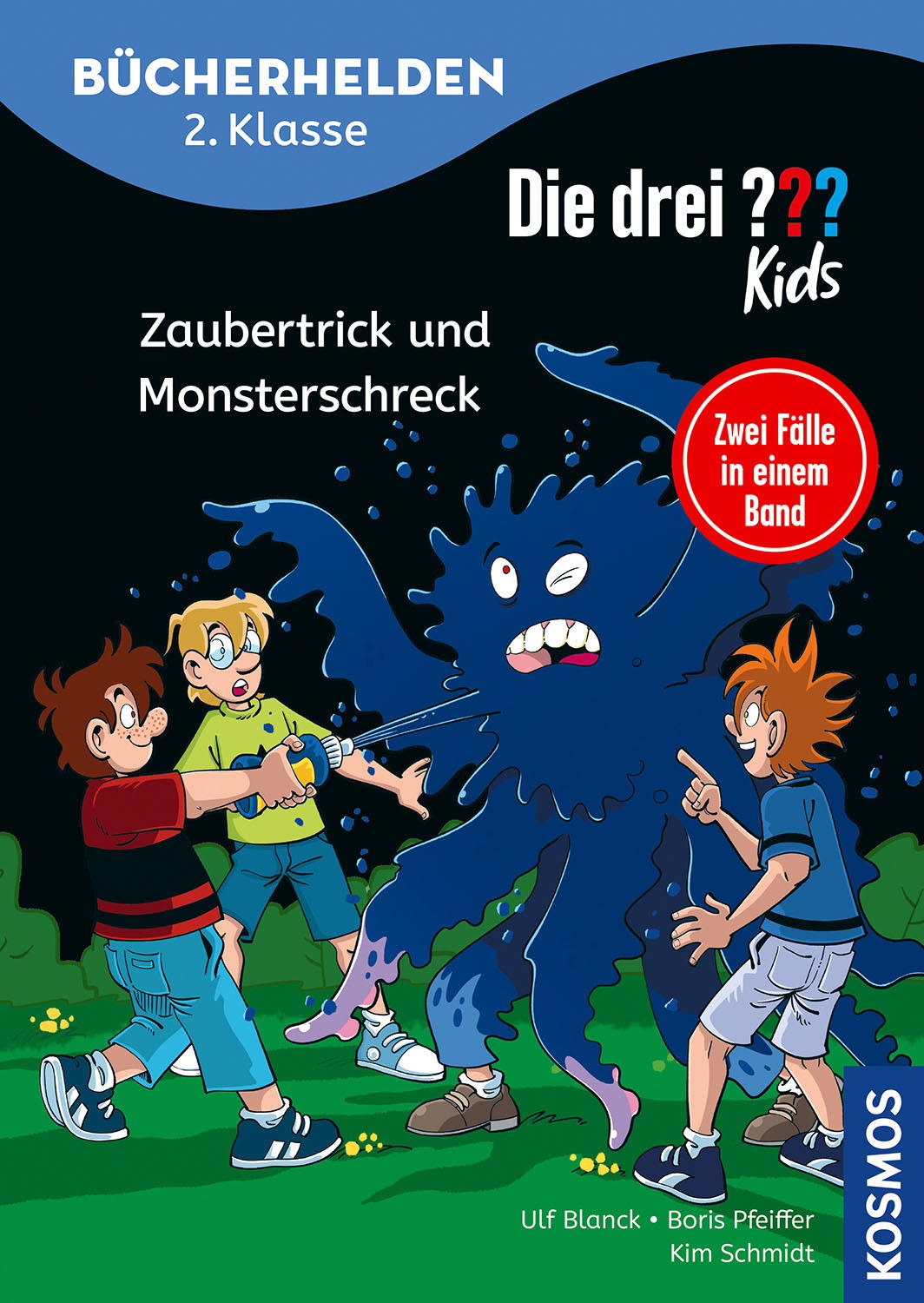 Kosmos Buch Die drei ??? Kids Bücherhelden 2. Klasse Doppelband Zaubertrick und Monsterschreck 17952