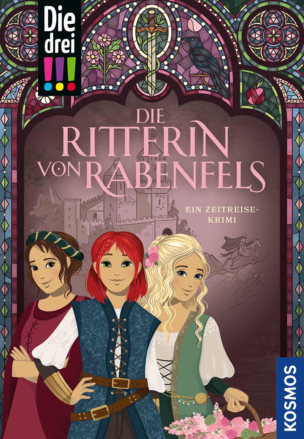 Kosmos Buch Die drei !!! Die Ritterin von Rabenfels 18140