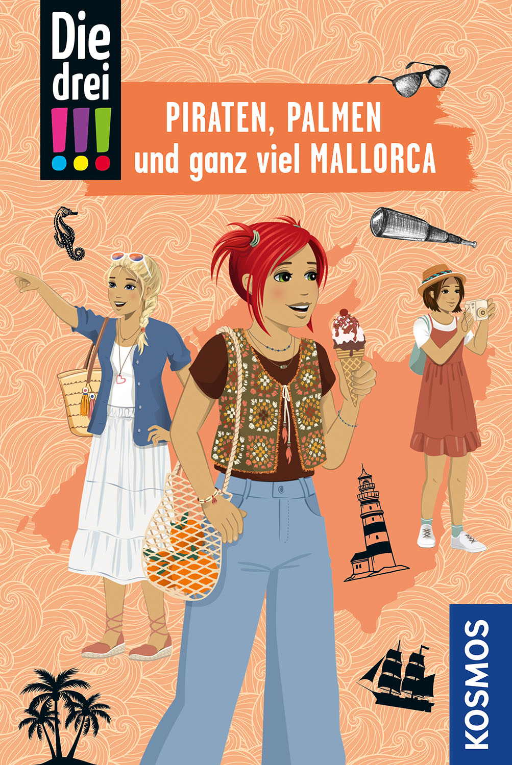 Kosmos Buch Die drei !!! Reisekrimi Piraten, Palmen und ganz viel Mallorca 18151