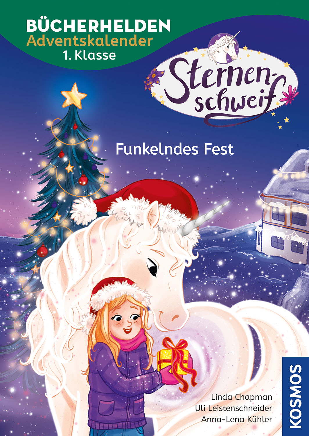 Kosmos Buch Sternenschweif Bücherhelden 1. Klasse Adventskalender 2026 Funkelndes Fest 18230