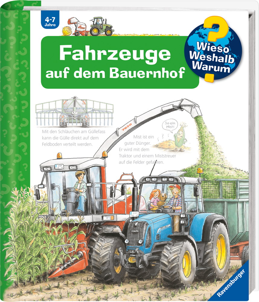 Ravensburger Buch Wieso? Weshalb? Warum? Fahrzeuge auf dem Bauernhof Band 57 32864