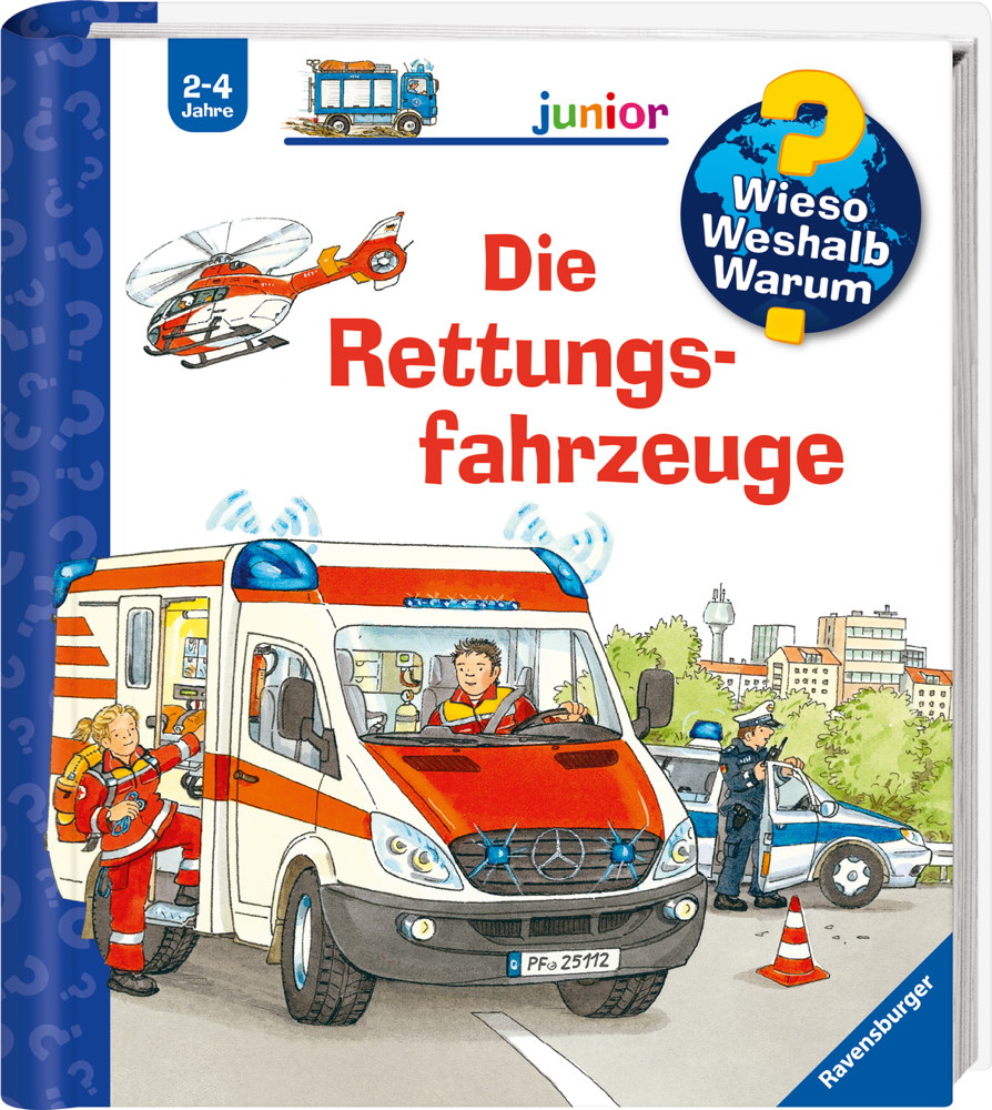Ravensburger Buch Wieso? Weshalb? Warum? Junior Die Rettungsfahrzeuge Band 23 32890