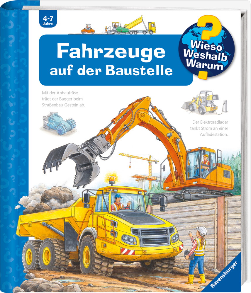 Ravensburger Buch Wieso? Weshalb? Warum? Fahrzeuge auf der Baustelle Band 7 32968