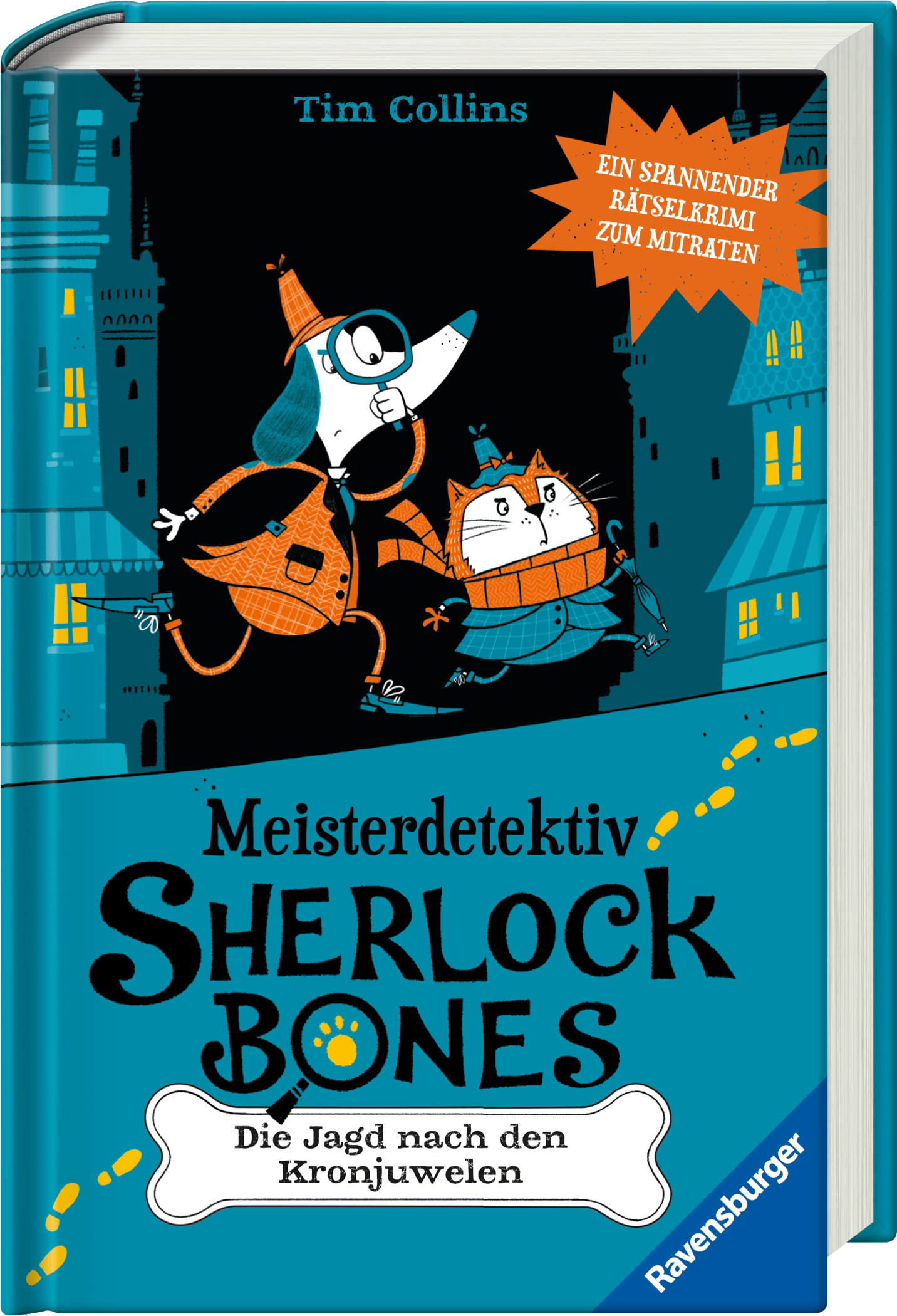 Ravensburger Buch Erzählendes Kinderbuch Sherlock Bones Band 1 Die Jagd nach den Kronjuwelen 40910