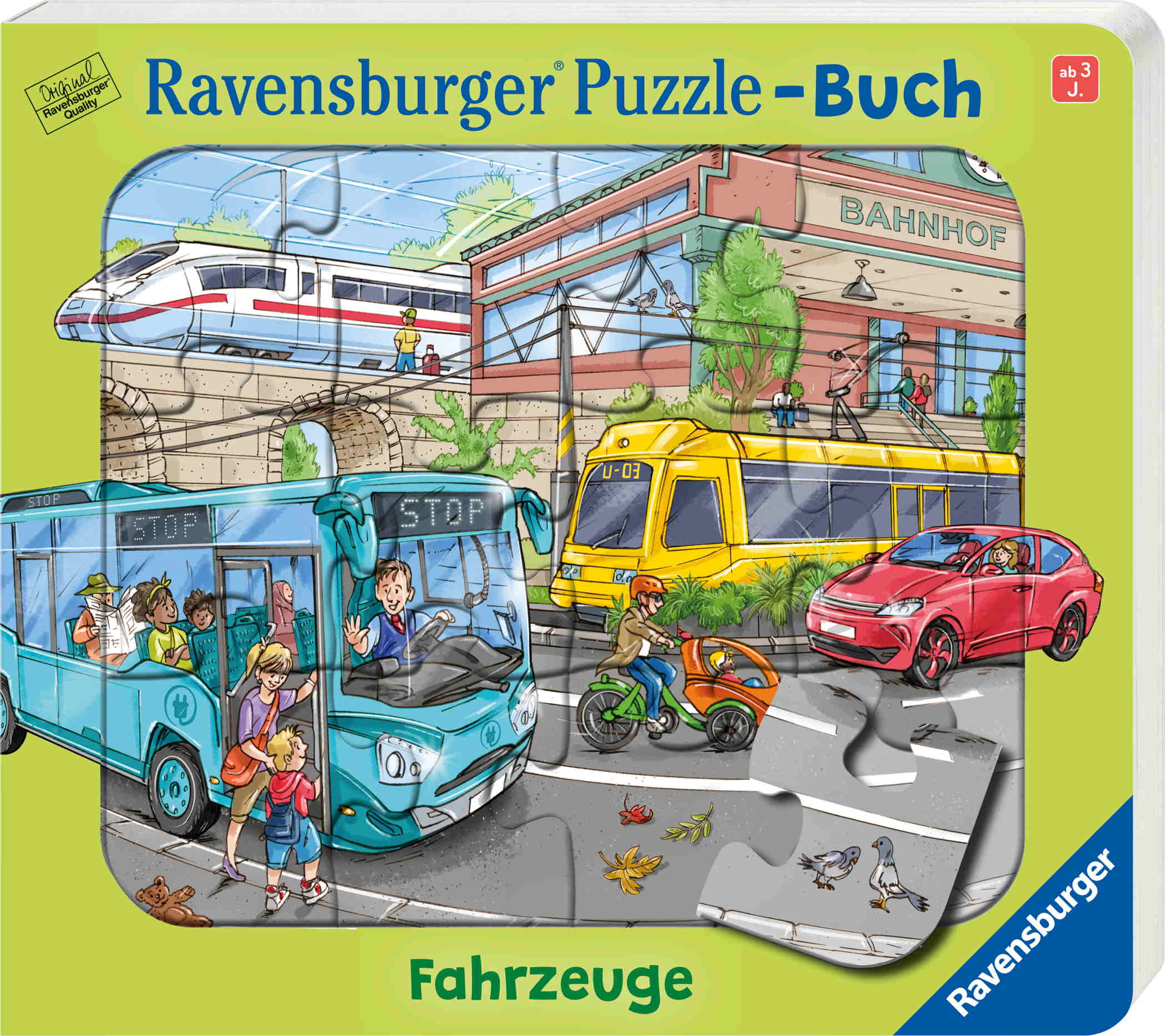 Ravensburger Buch Pappbilderbuch Mitmachen PuzzleBuch Fahrzeuge 42078