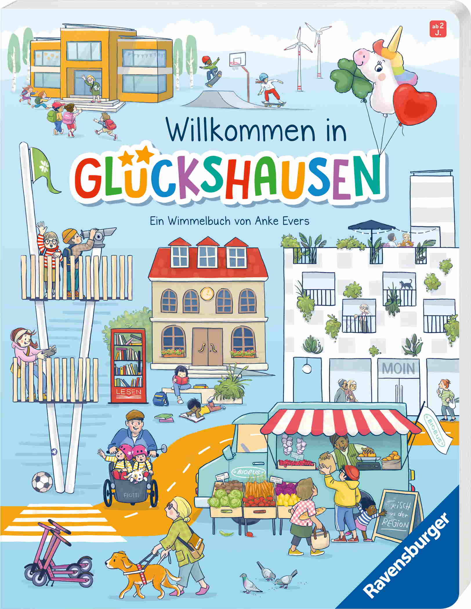 Ravensburger Buch Pappbilderbuch Spracherwerb Willkommen in Glückshausen 42220