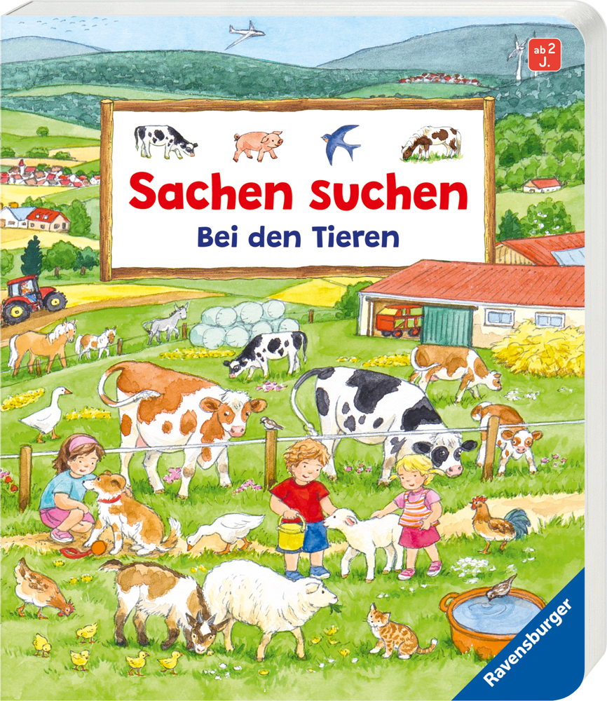 Ravensburger Pappbilderbuch Sachen suchen Bei den Tieren 43470