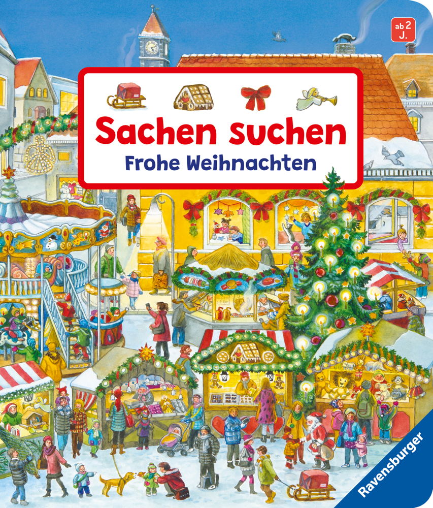 Ravensburger Pappbilderbuch Sachen suchen Frohe Weihnachten 43596