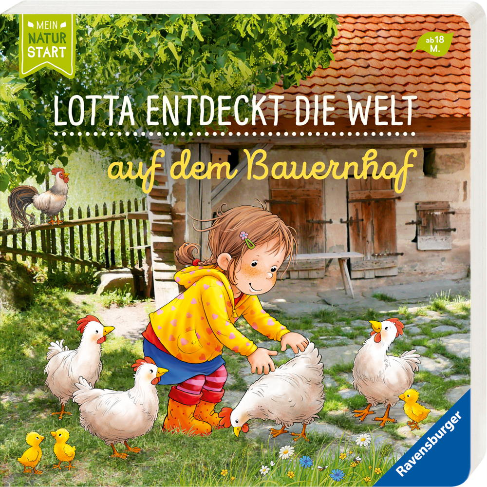 Ravensburger Pappbilderbuch Lotta entdeckt die Welt Auf dem Bauernhof 43877