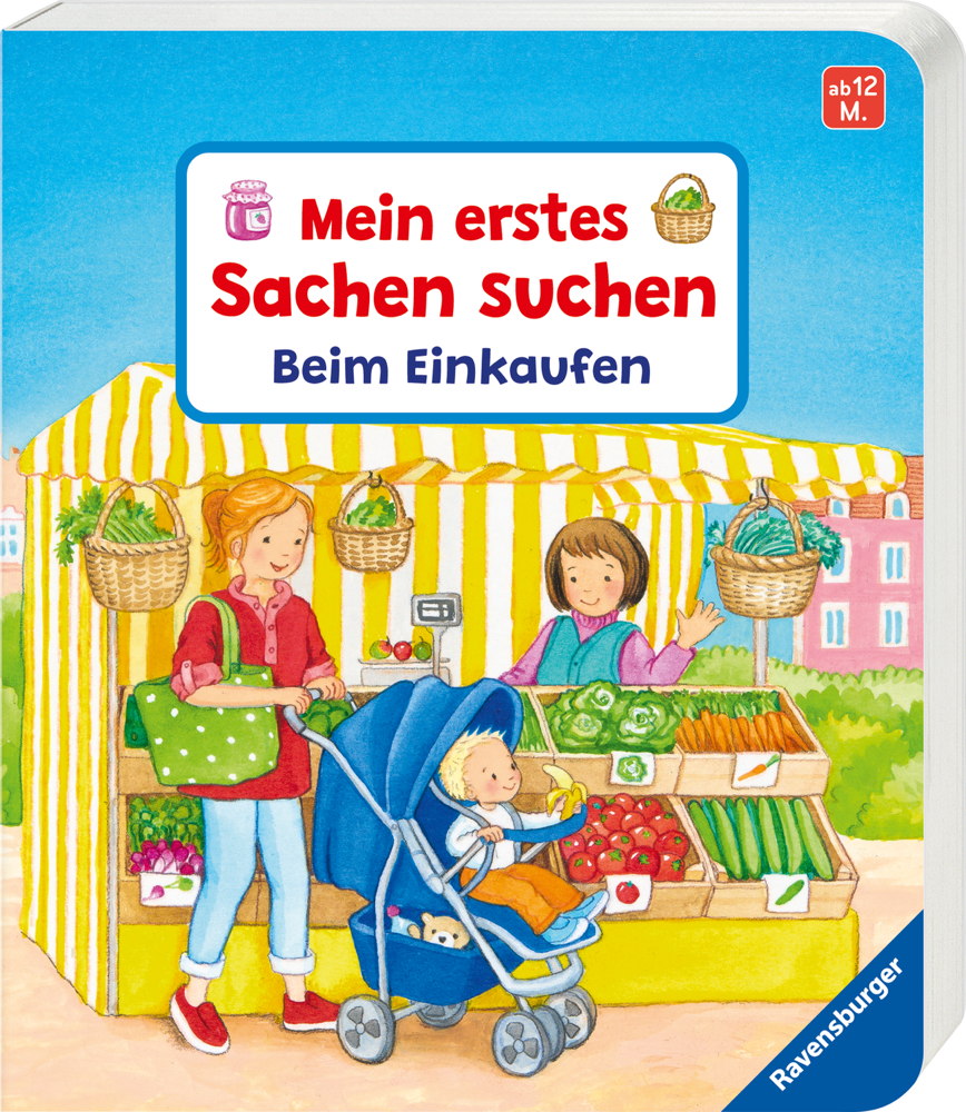 Ravensburger Pappbilderbuch Mein erstes Sachen suchen Beim Einkaufen 43893