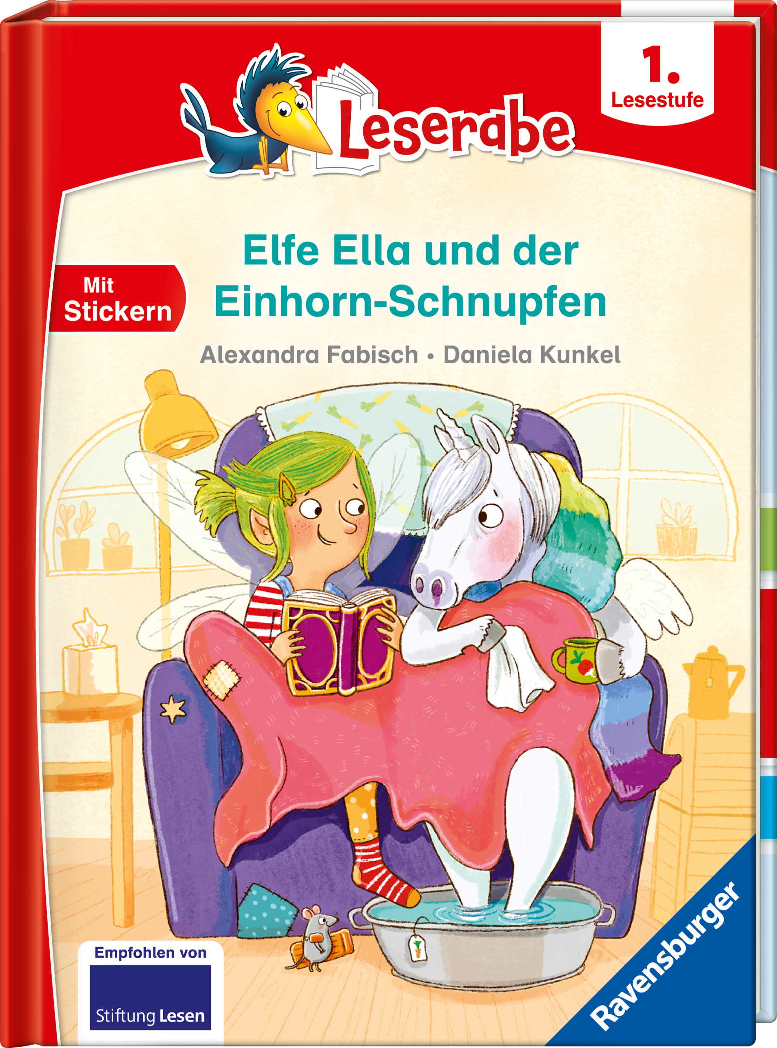 Ravensburger Buch Erstlesetitel Leserabe 1. Lesestufe Elfe Ella und der Einhorn-Schnupfen 46212