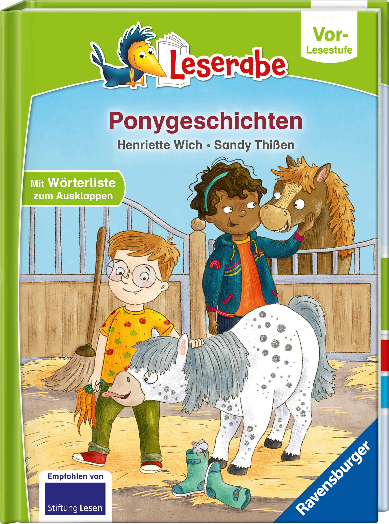 Ravensburger Buch Erstlesetitel Leserabe Vor-Lesestufe Ponygeschichten 46286
