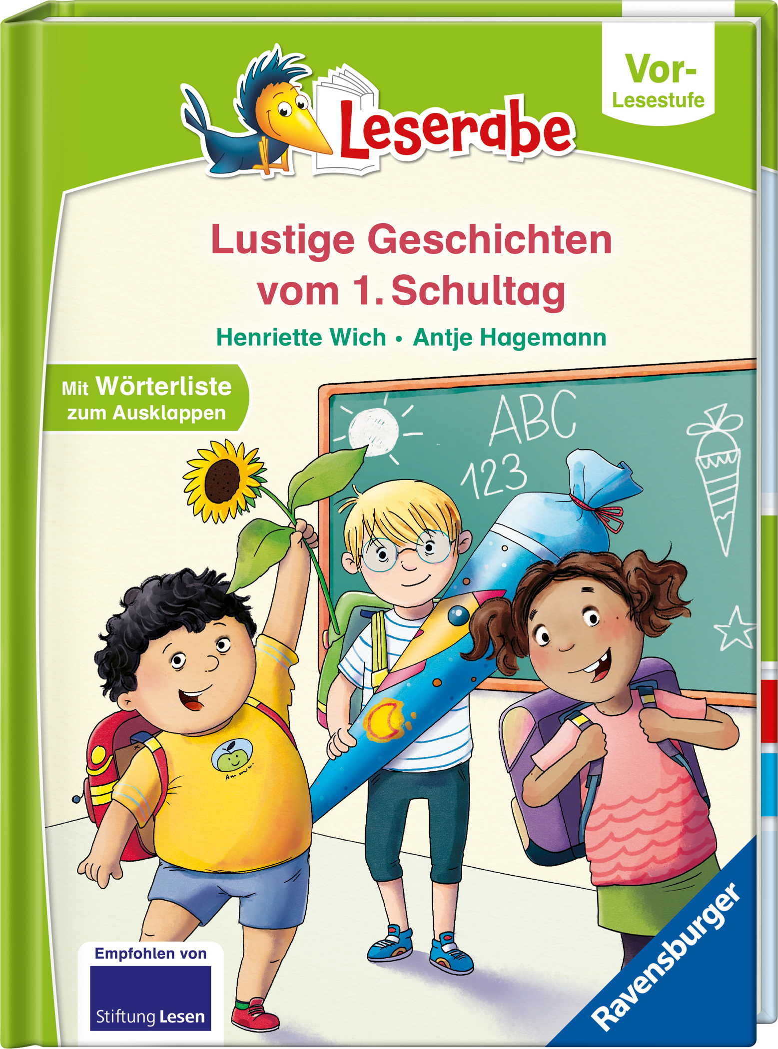 Ravensburger Buch Erstlesetitel Leserabe VorLesestufe Lustige Geschichten vom 1. Schultag 46317