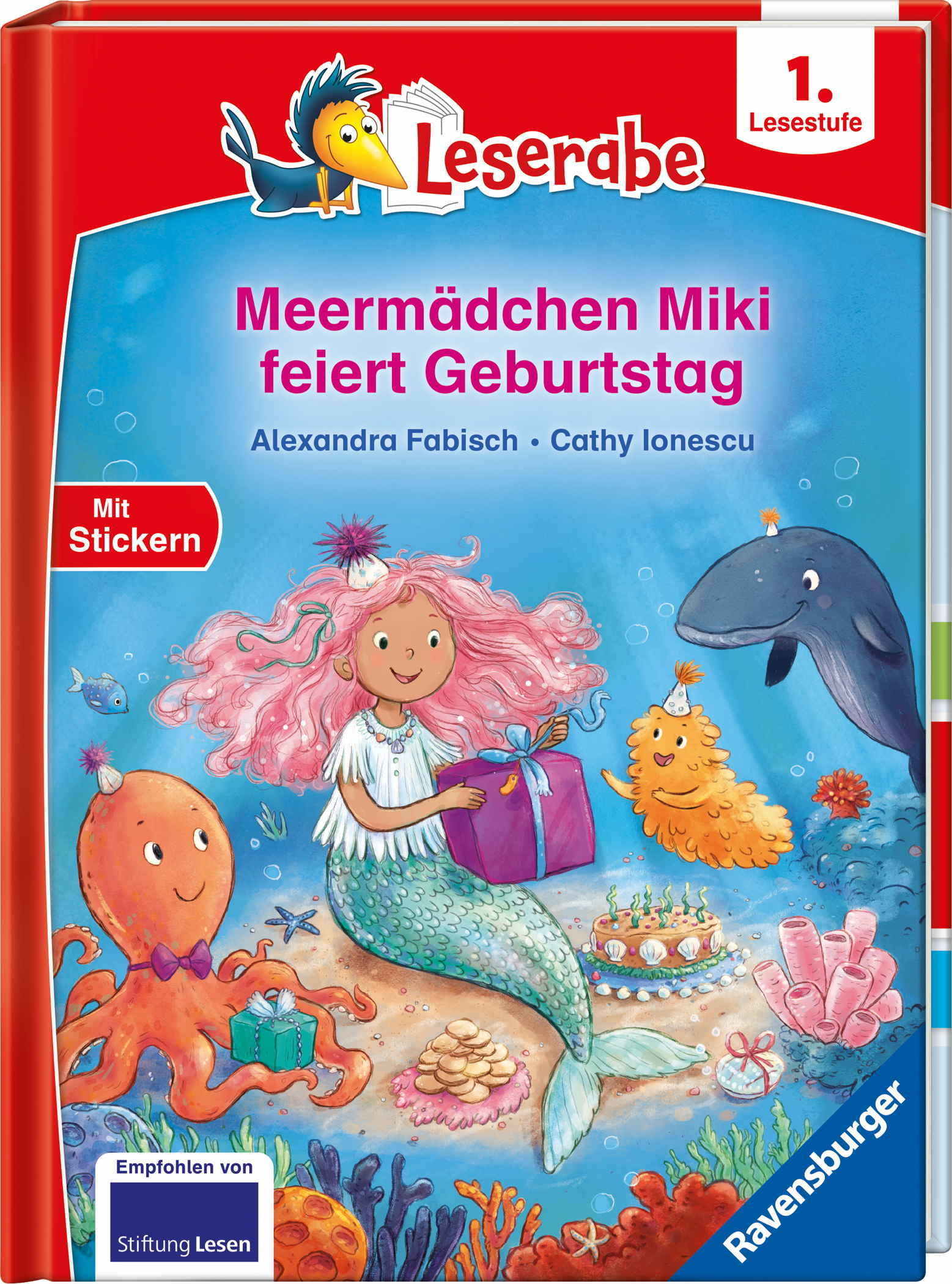 Ravensburger Buch Erstlesetitel Leserabe 1. Lesestufe Meermädchen Miki feiert Geburtstag 46343