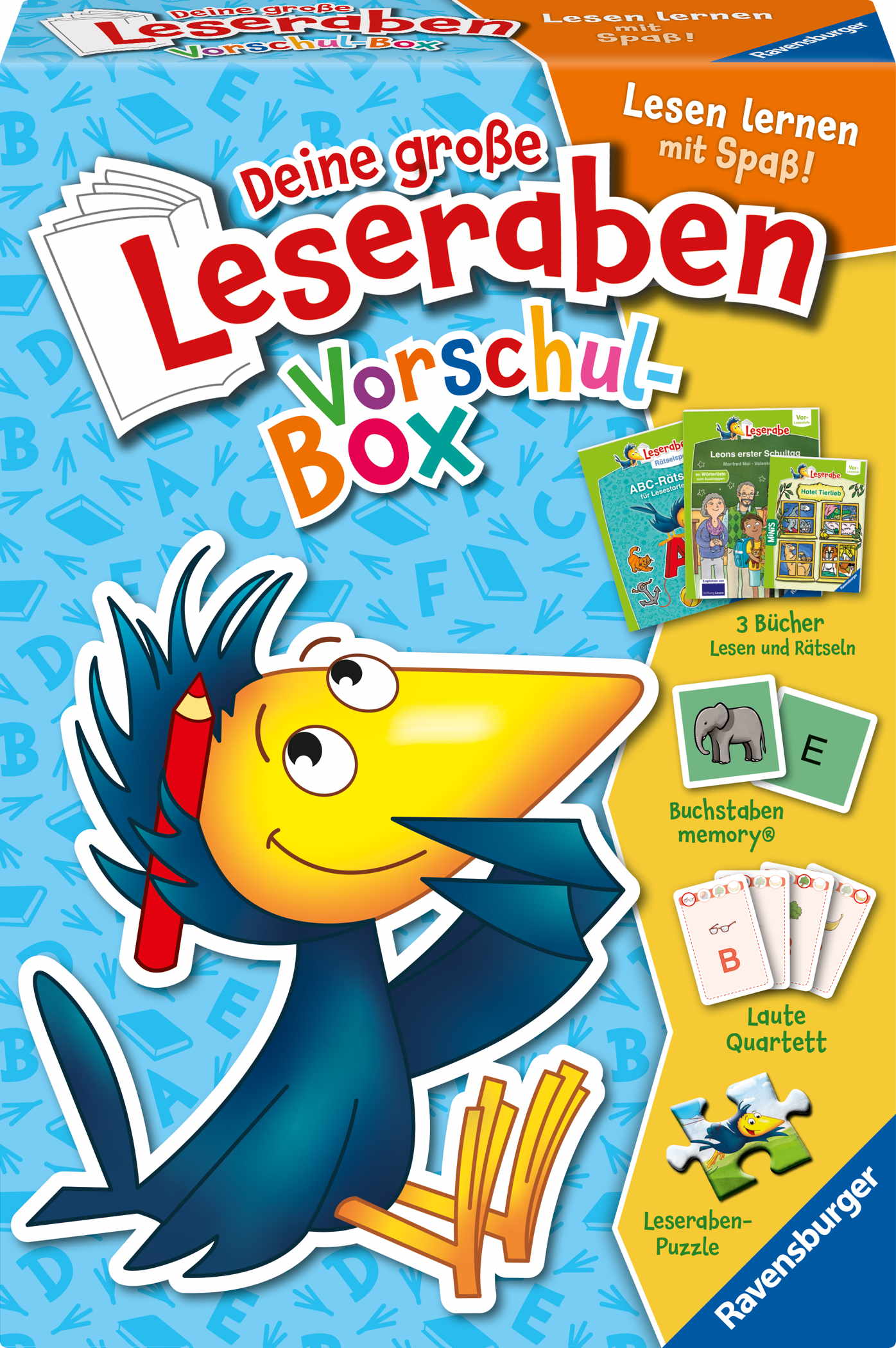 Ravensburger Buch Erstlesetitel Leserabe Sonderausgaben Deine gro�e Leseraben VorschulBox 46393