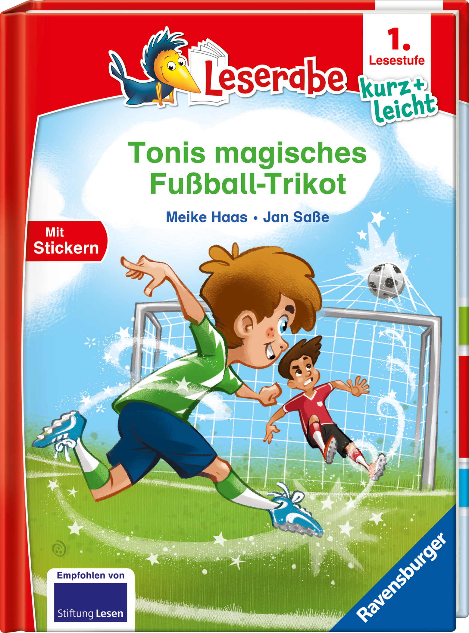 Ravensburger Buch Leserabe 1. Lesestufe Kurz und leicht Tonis magisches Fußball Trikot 46421