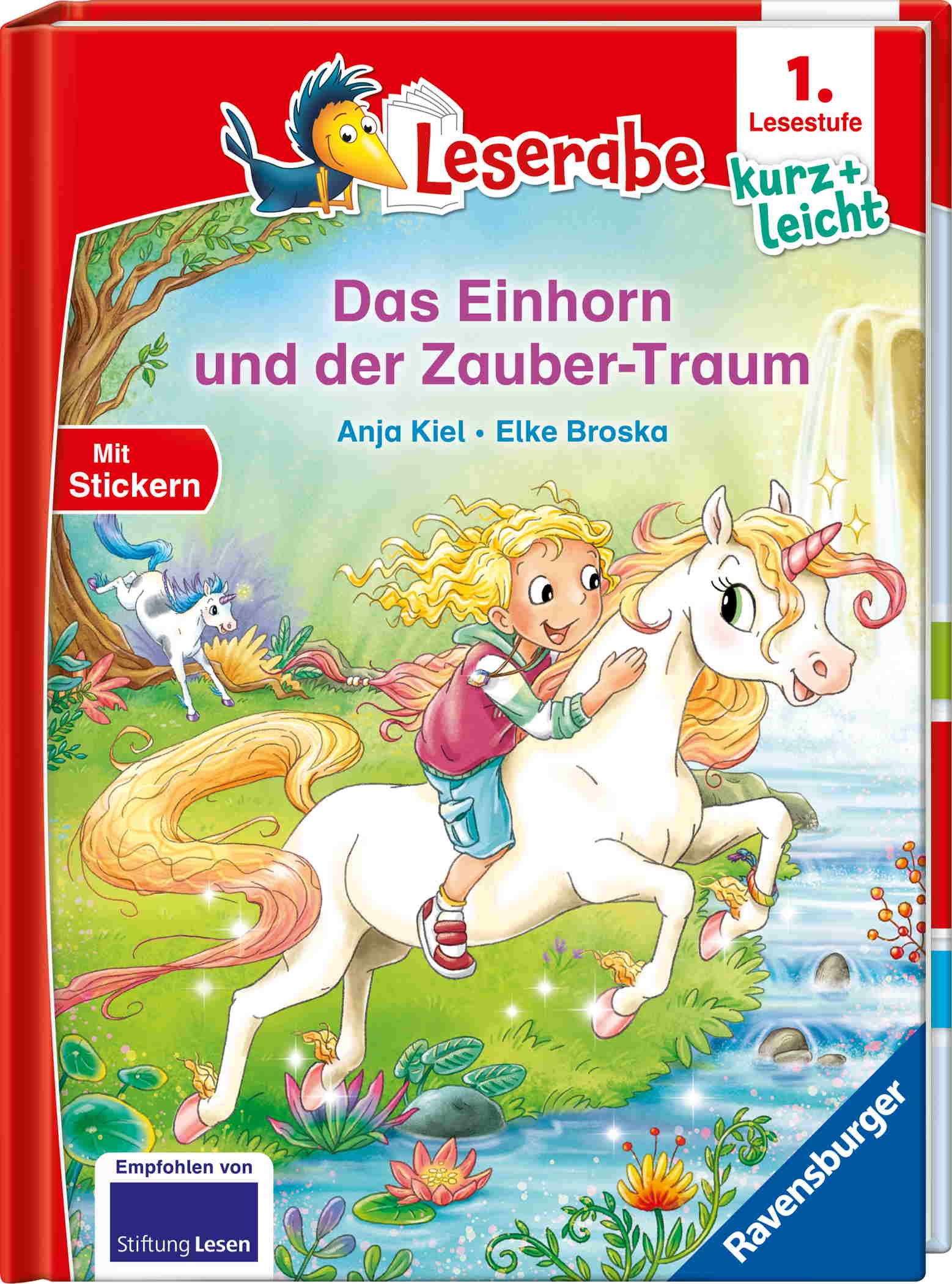 Ravensburger Buch Leserabe 1. Lesestufe Kurz und leicht Das Einhorn und der Zauber Traum 46446