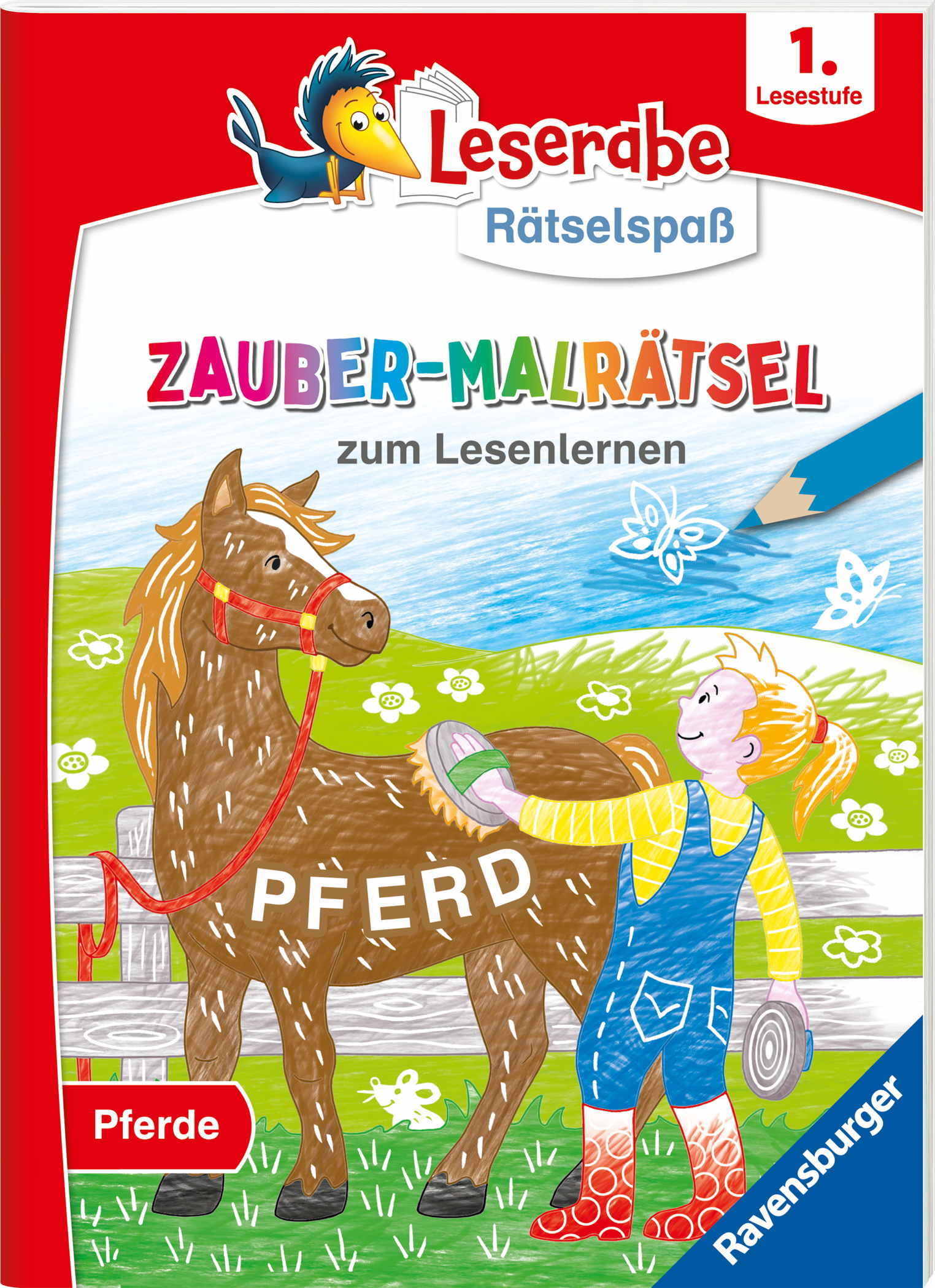 Ravensburger Buch Leserabe R�tselspa� Zauber-Malr�tsel zum Lesenlernen Pferde (1. Lesestufe) 48889