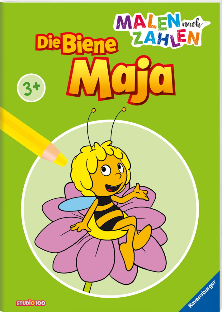 Ravensburger Buch Activity Die Biene Maja Malen nach Zahlen ab 3 49670