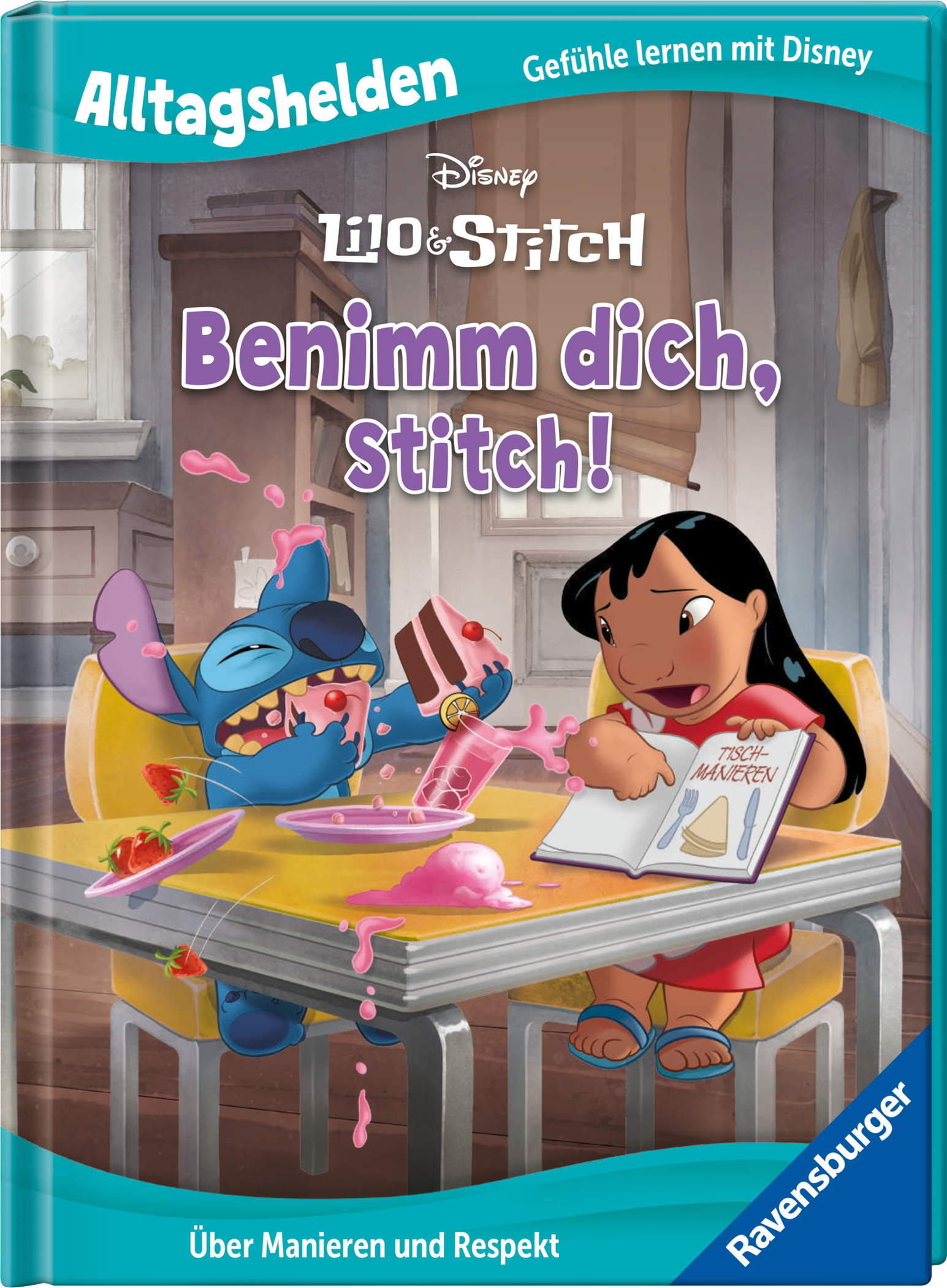 Ravensburger Buch Gefühle lernen mit Disney Lilo & Stitch Über Manieren und Respekt 49799