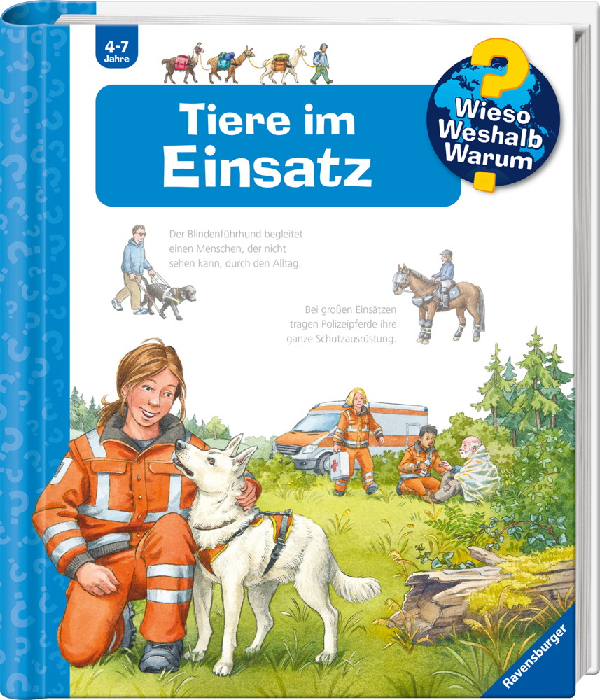 Ravensburger Buch Wieso? Weshalb? Warum? Tiere im Einsatz - Band 16 60007