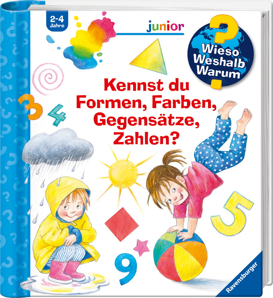 Ravensburger Buch Wieso? Weshalb? Warum? junior Kennst du Formen, Farben, Gegensätze, Zahlen? 60031