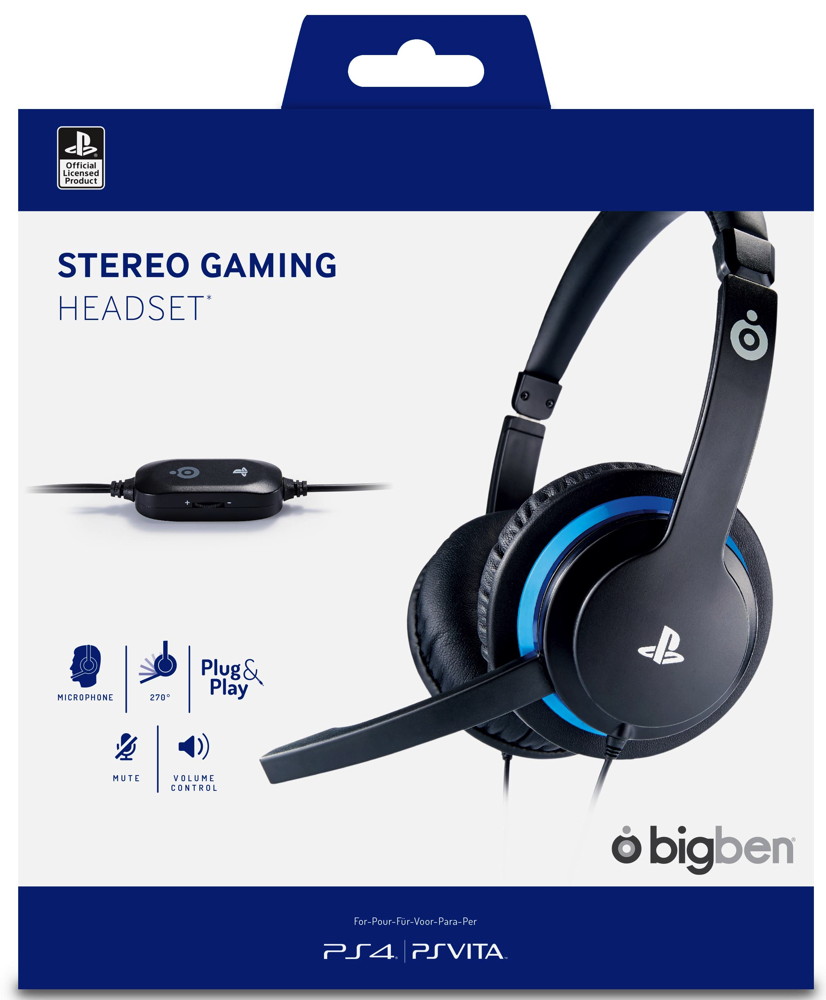 Bigben Playstation 4 Stereo Gaming Headset V2 schwarz PS4 BB349788