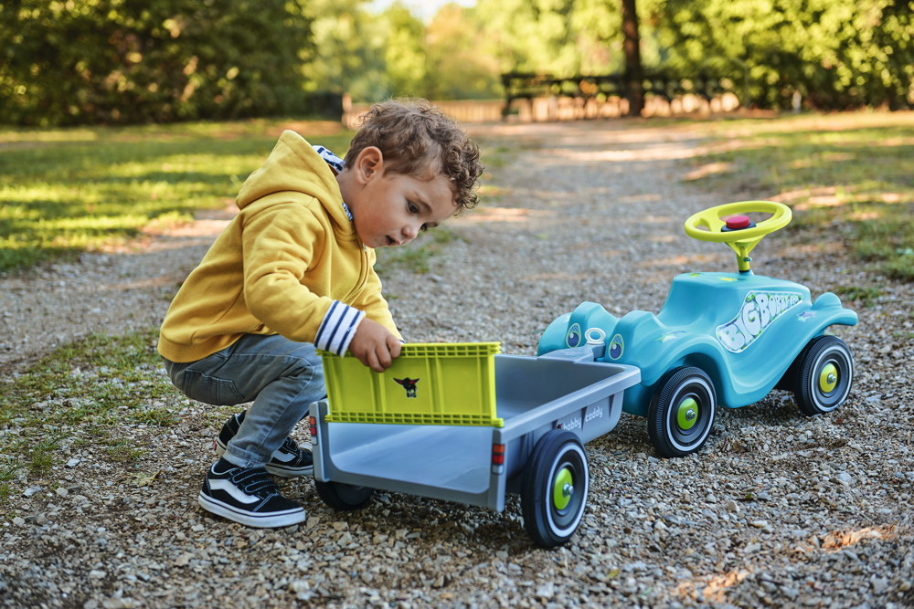 BIG Outdoor Spielzeug Anhänger Bobby Car Bobby Caddy grau 800056258 eBay