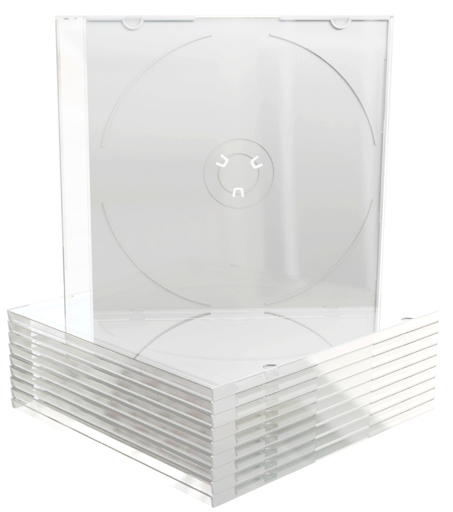 100 Mediarange CD Hüllen 1er Slimcase 5,2 mm für je 1 BD / CD / DVD ...
